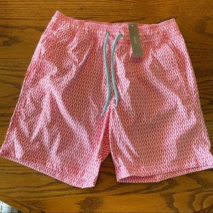 J. Crew 6" stretch swim trunk in print